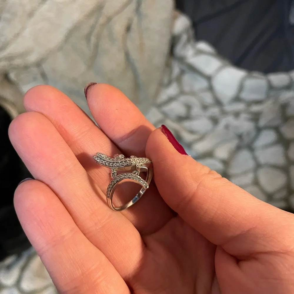 Lizard silver ring - Picture 5 of 5